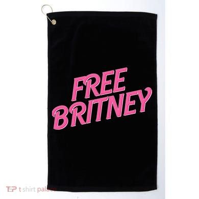 Free Britney Logo Golf Towel