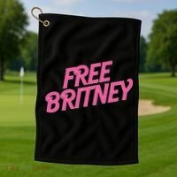 Free Britney Logo Golf Towel thumb 1