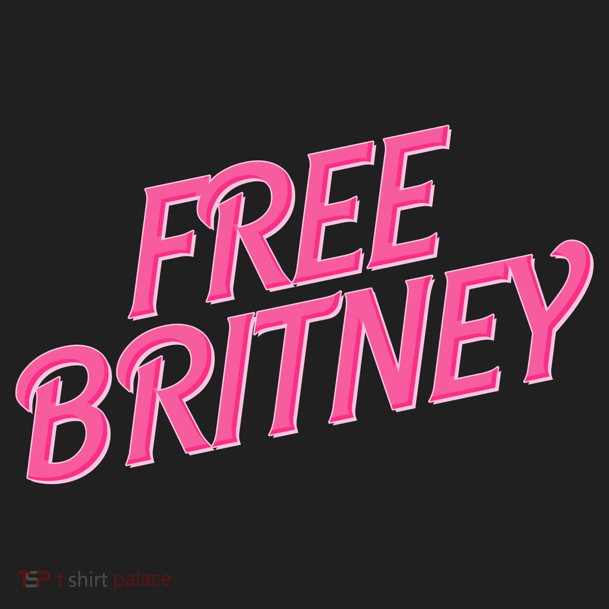 Free Britney Logo Golf Towel