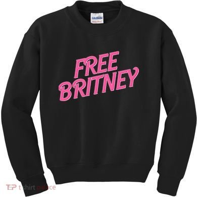 Free Britney Logo Kids Sweatshirt