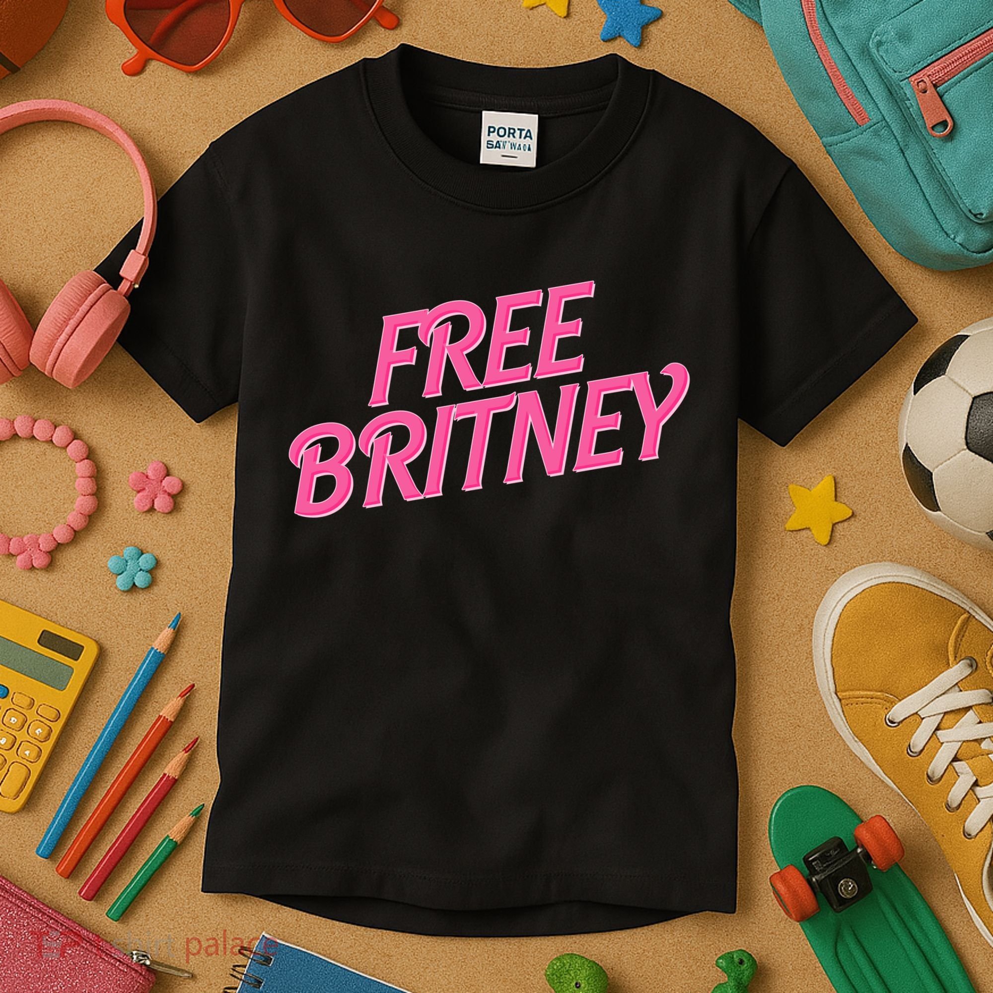 Free Britney Logo Kids T-Shirt
