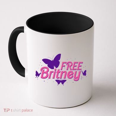 Free Britney Meme Butterflies Coffee Mug