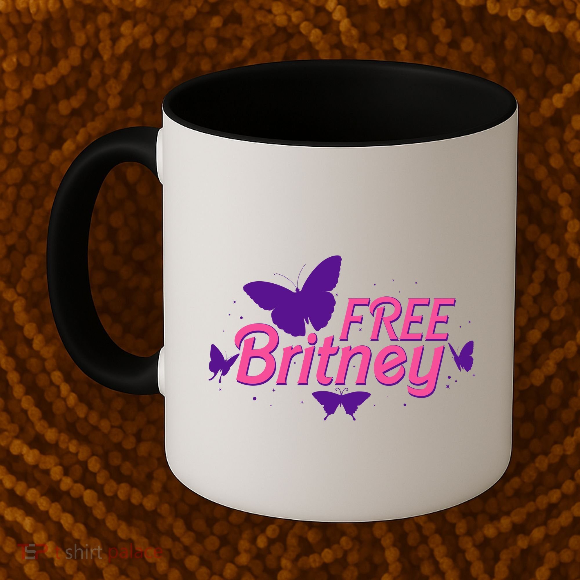 Free Britney Meme Butterflies Coffee Mug