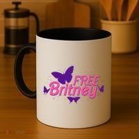 Free Britney Meme Butterflies Coffee Mug thumb 4