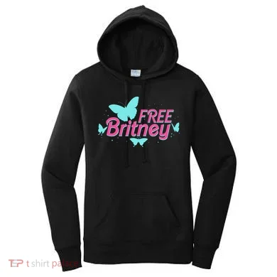 Free Britney Meme Butterflies Women's Hoodie