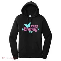 Free Britney Meme Butterflies Women's Hoodie thumb 0