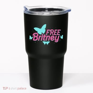 Free Britney Meme Butterflies Tumbler