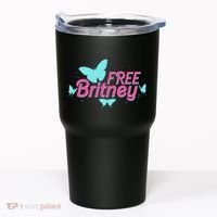Free Britney Meme Butterflies Tumbler thumb 0