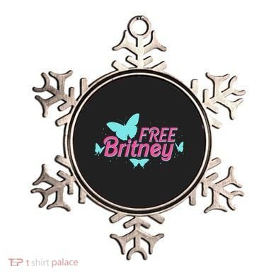 Free Britney Meme Butterflies Ornament