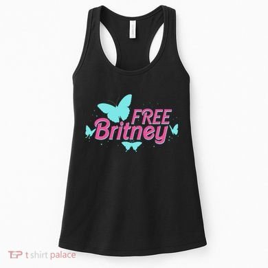 Free Britney Meme Butterflies Women's Tank Top