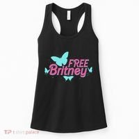 Free Britney Meme Butterflies Women's Tank Top thumb 0