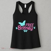 Free Britney Meme Butterflies Women's Tank Top thumb 3