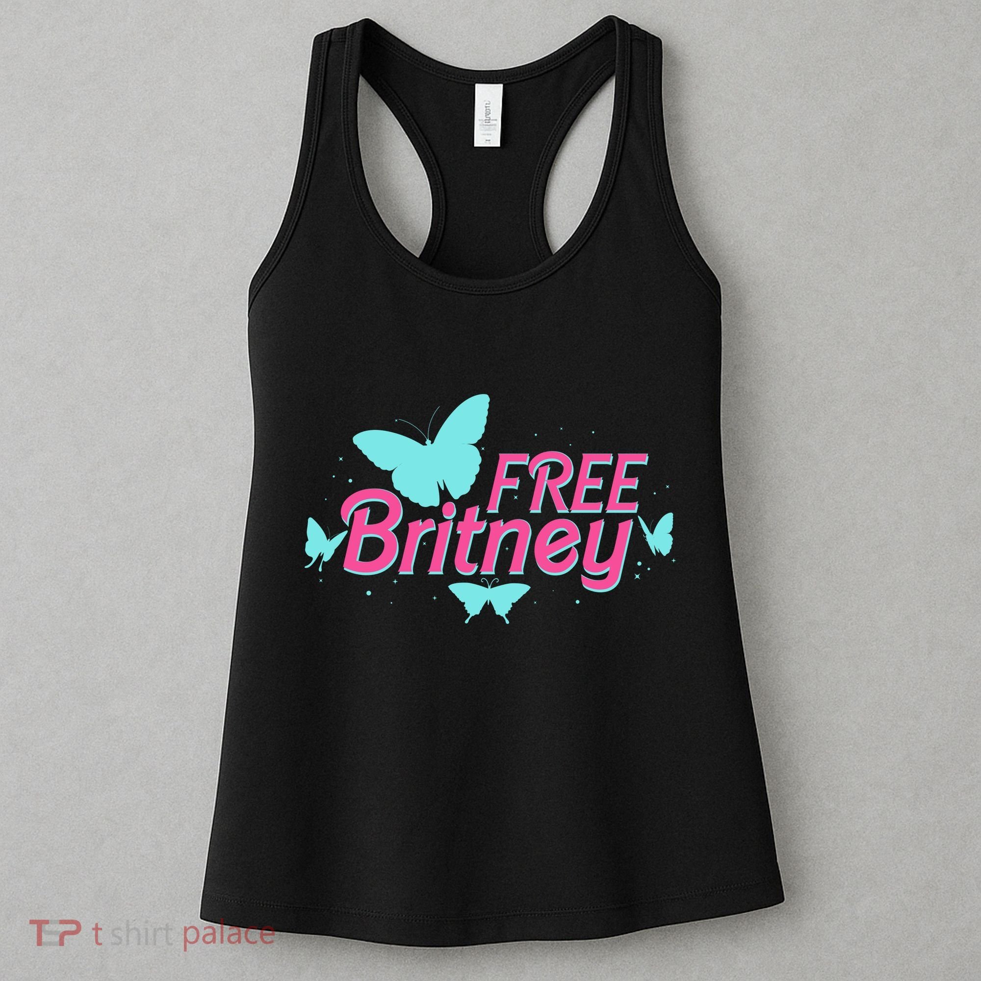 Free Britney Meme Butterflies Women's Tank Top