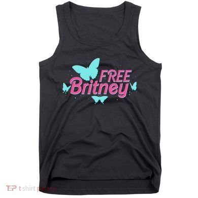 Free Britney Meme Butterflies Tank Top
