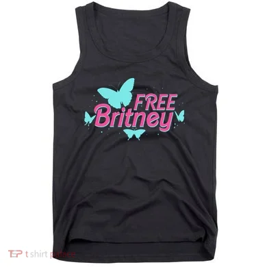 Free Britney Meme Butterflies Tank Top