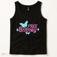Free Britney Meme Butterflies Tank Top thumb 2