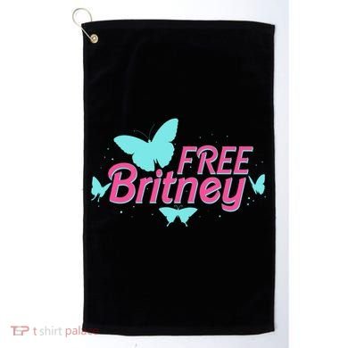 Free Britney Meme Butterflies Golf Towel