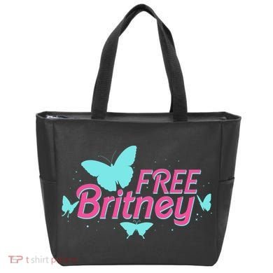 Free Britney Meme Butterflies Tote Bag