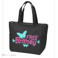 Free Britney Meme Butterflies Tote Bag thumb 3