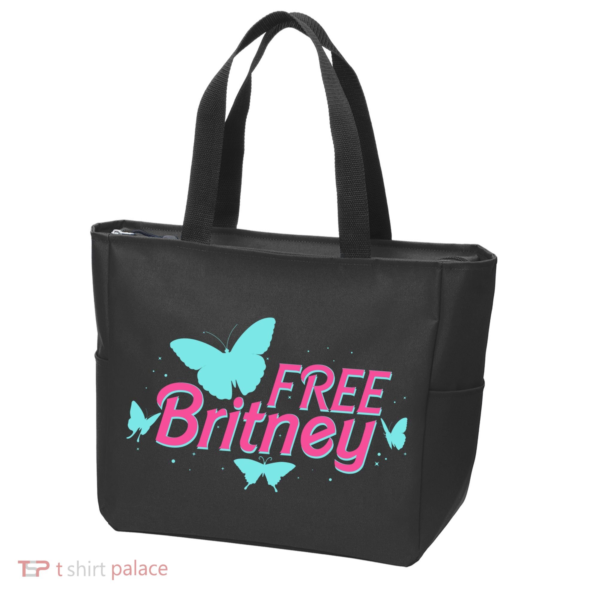 Free Britney Meme Butterflies Tote Bag