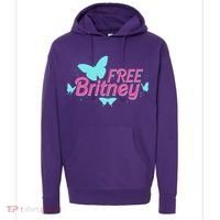 Free Britney Meme Butterflies Hoodie thumb 0