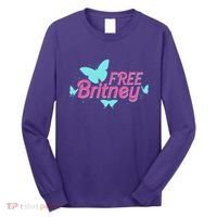 Free Britney Meme Butterflies Long Sleeve Shirt thumb 0