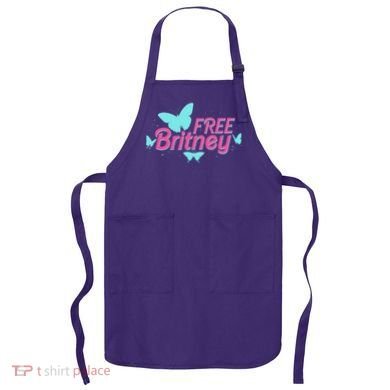 Free Britney Meme Butterflies Apron