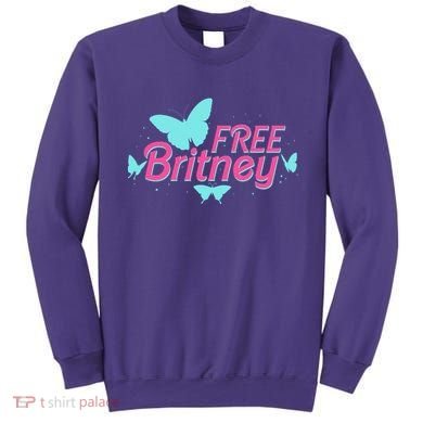 Free Britney Meme Butterflies Sweatshirt