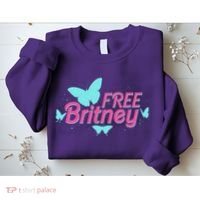 Free Britney Meme Butterflies Sweatshirt thumb 2