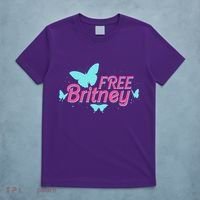 Free Britney Meme Butterflies T-Shirt thumb 5