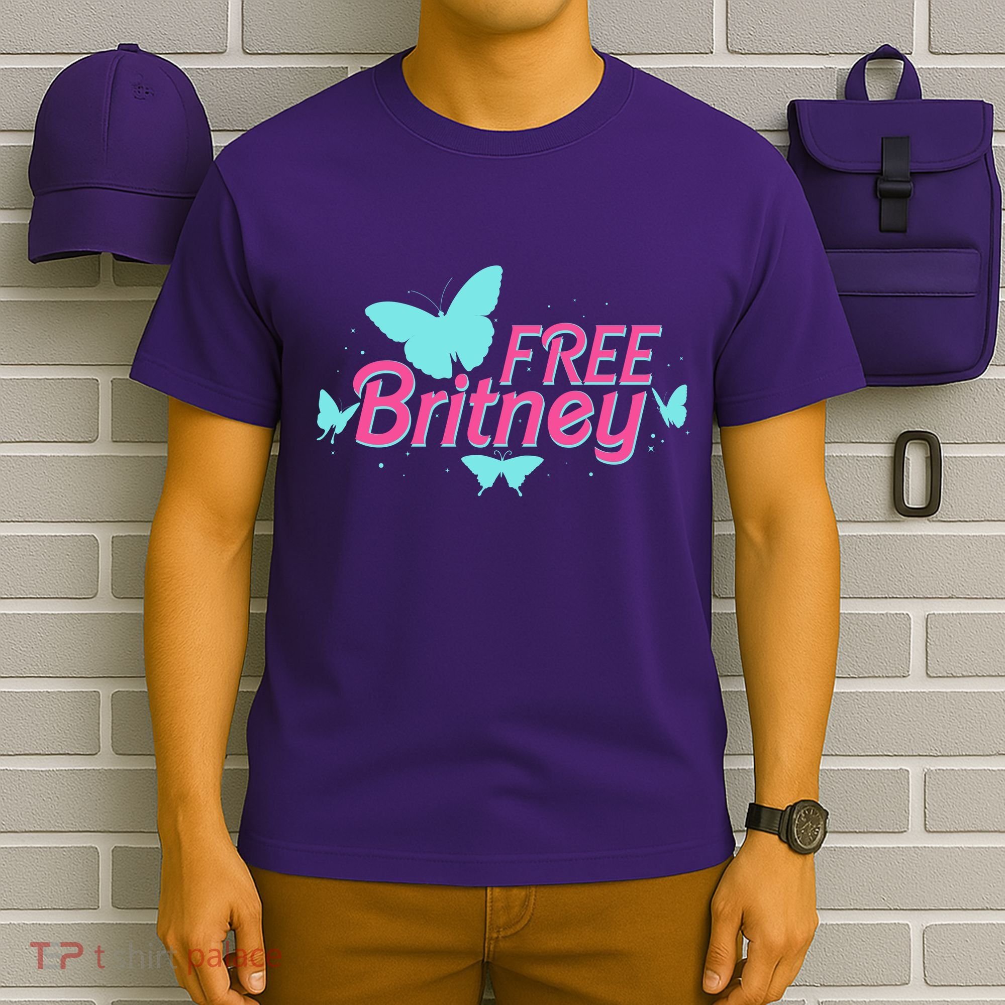 Free Britney Meme Butterflies T-Shirt