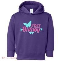 Free Britney Meme Butterflies Toddler Hoodie thumb 0