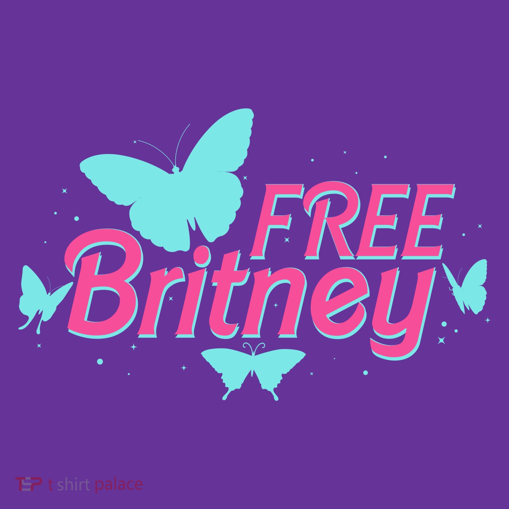 Free Britney Meme Butterflies Toddler Hoodie