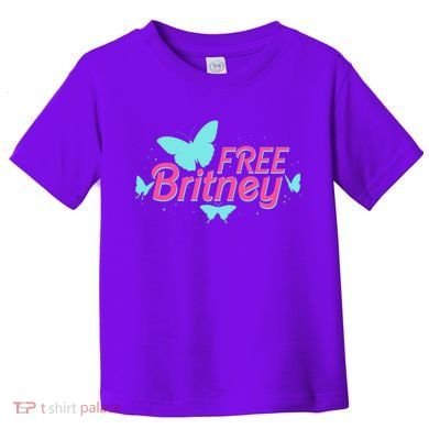 Free Britney Meme Butterflies Toddler T-Shirt