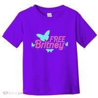 Free Britney Meme Butterflies Toddler T-Shirt thumb 0