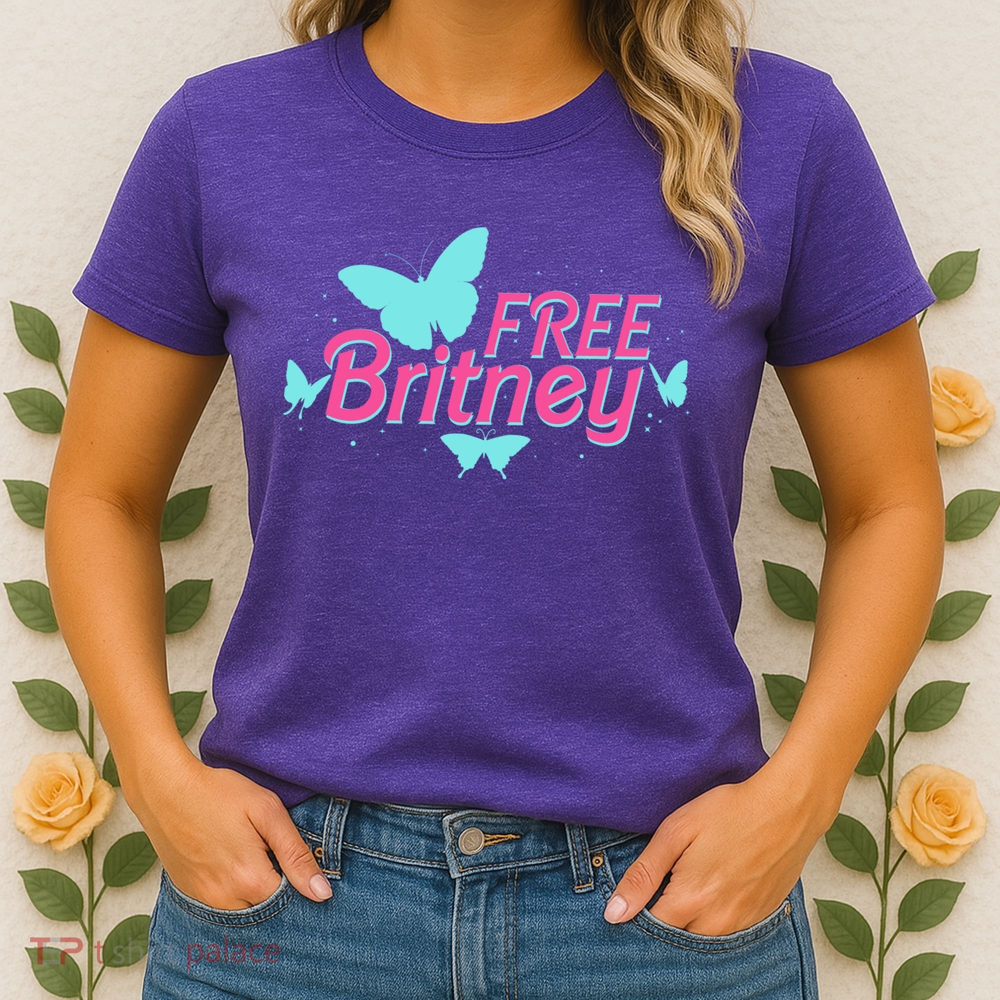 Free Britney Meme Butterflies Women's T-Shirt