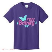 Free Britney Meme Butterflies Kids T-Shirt thumb 0