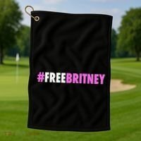 Free Britney Meme Fight For Britney Golf Towel thumb 1