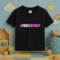 Free Britney Meme Fight For Britney Toddler T-Shirt thumb 3