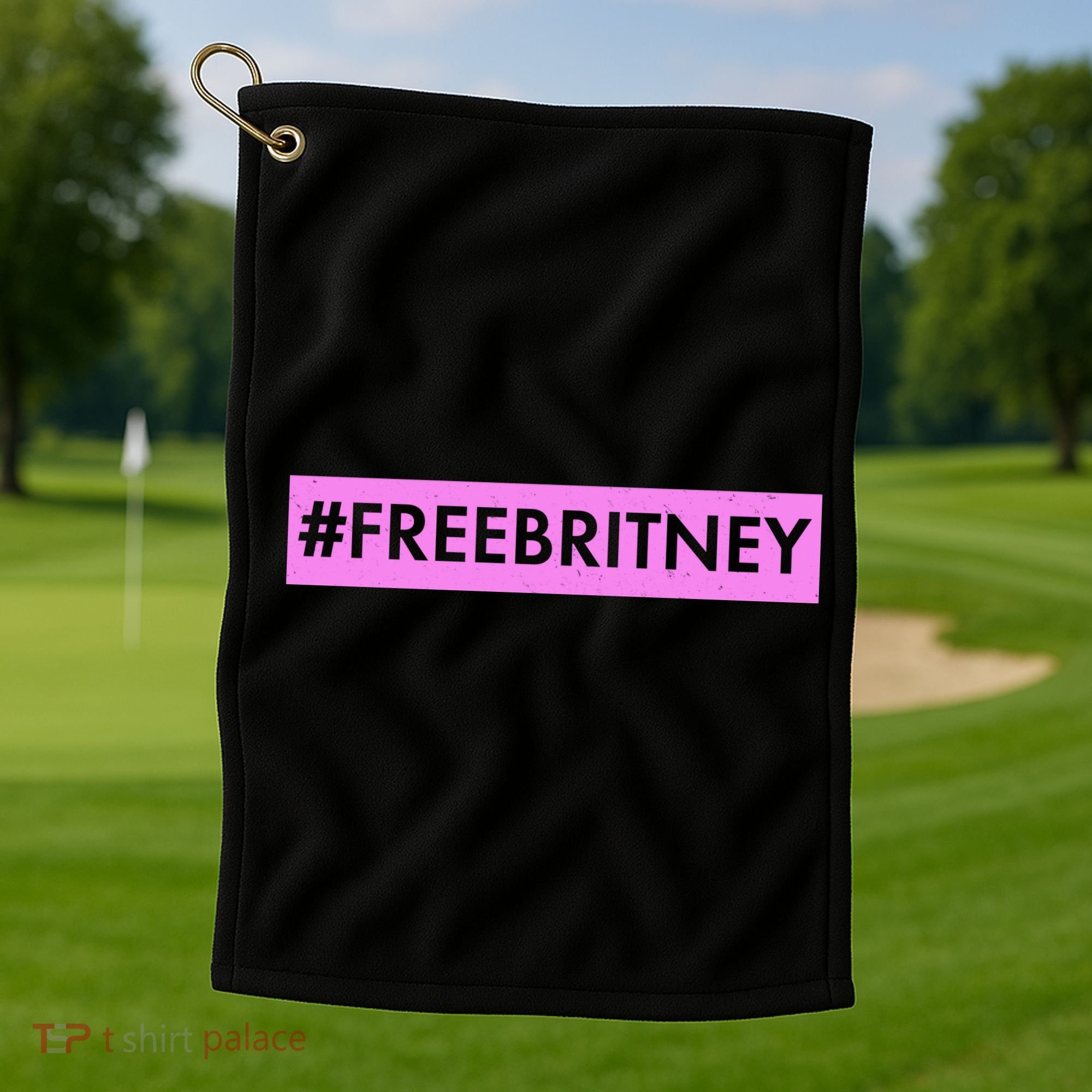 Free Britney Meme Movement Golf Towel