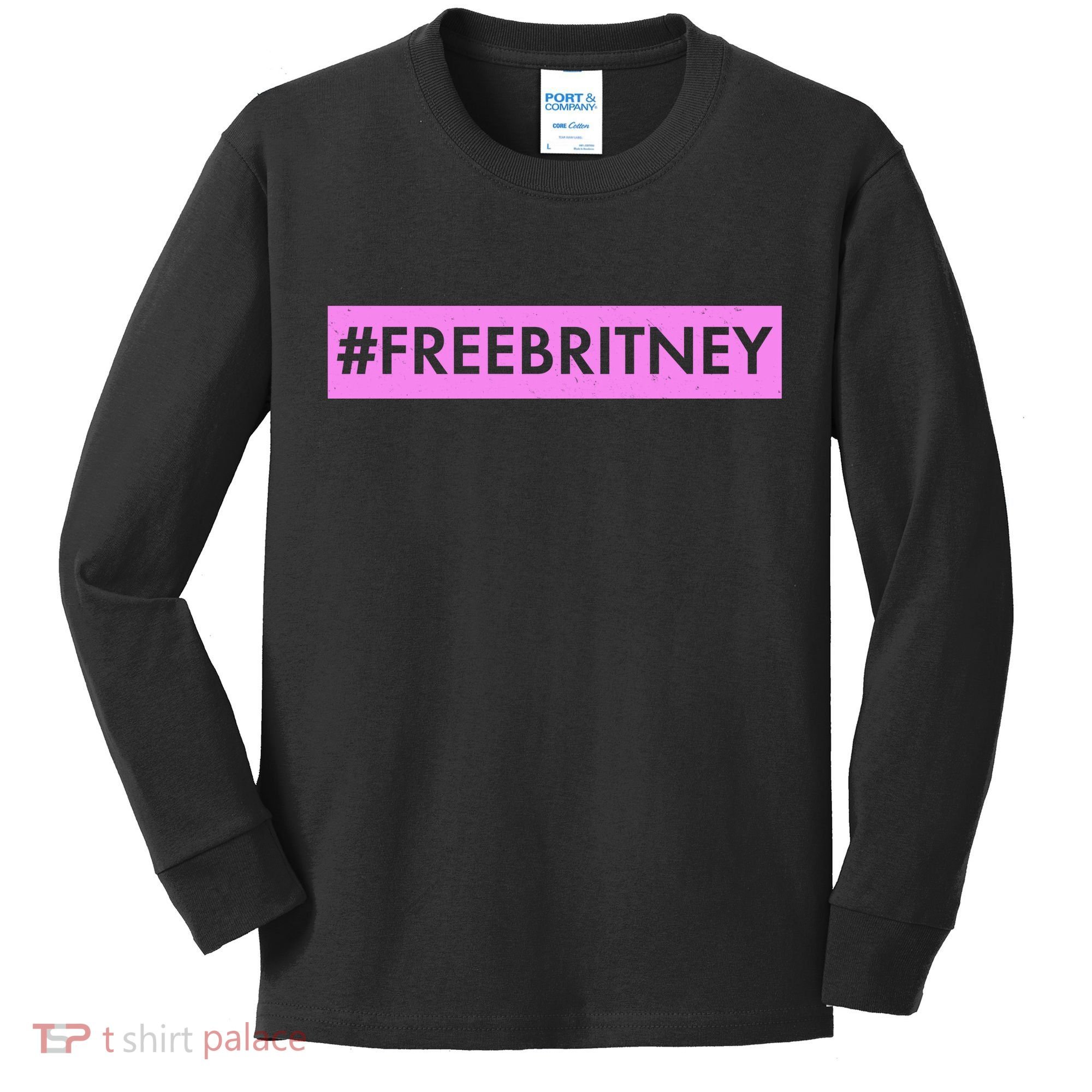 Free Britney Meme Movement Kids Long Sleeve Shirt