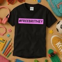 Free Britney Meme Movement Kids T-Shirt thumb 3