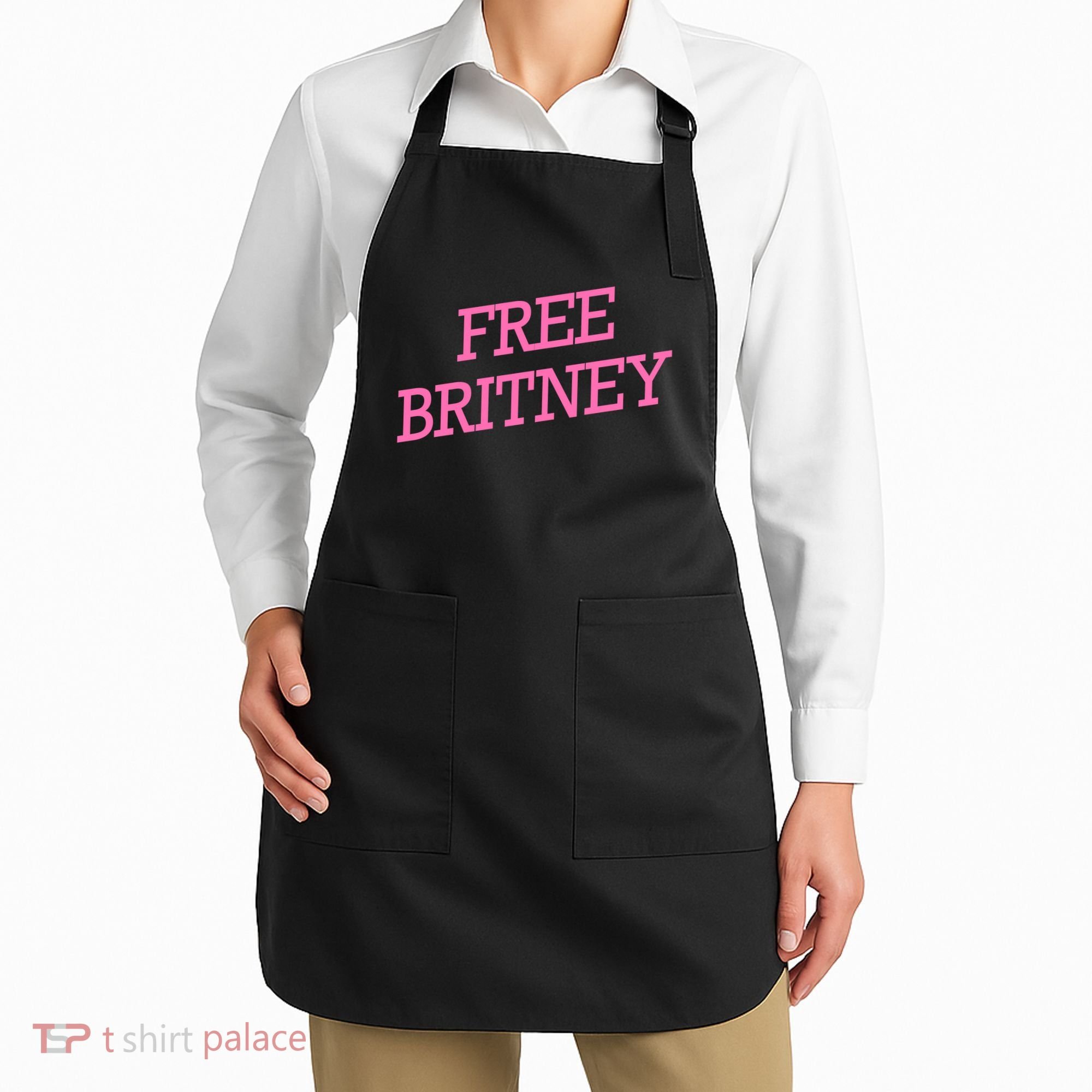 Free Britney pink Apron