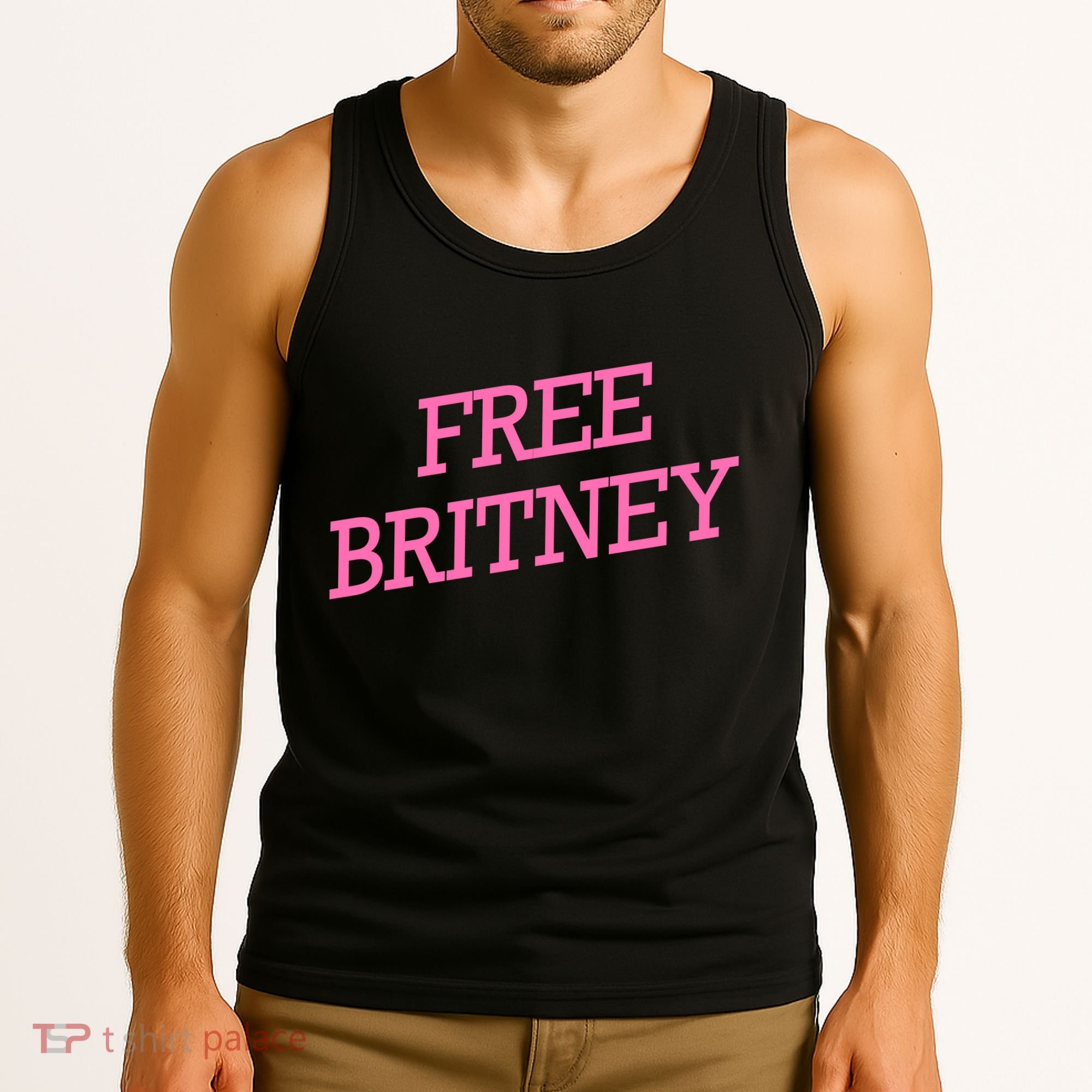 Free Britney pink Tank Top