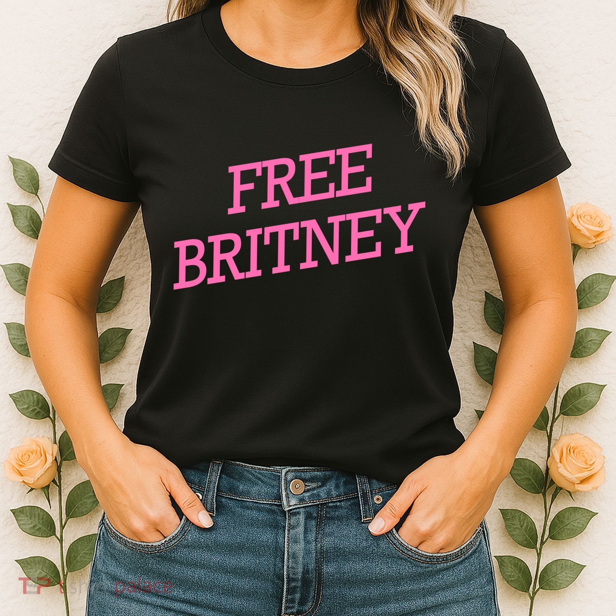 Free Britney pink Women's T-Shirt