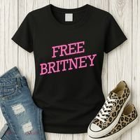 Free Britney pink Women's T-Shirt thumb 3