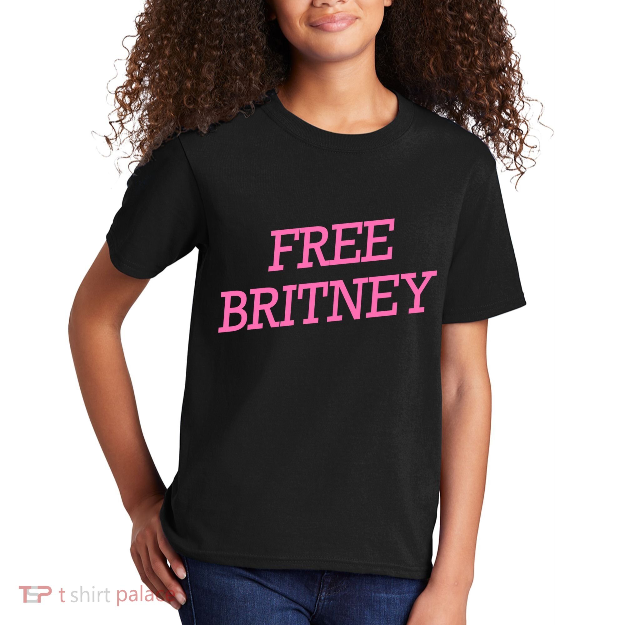 Free Britney pink Kids T-Shirt