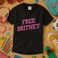 Free Britney pink Kids T-Shirt thumb 3