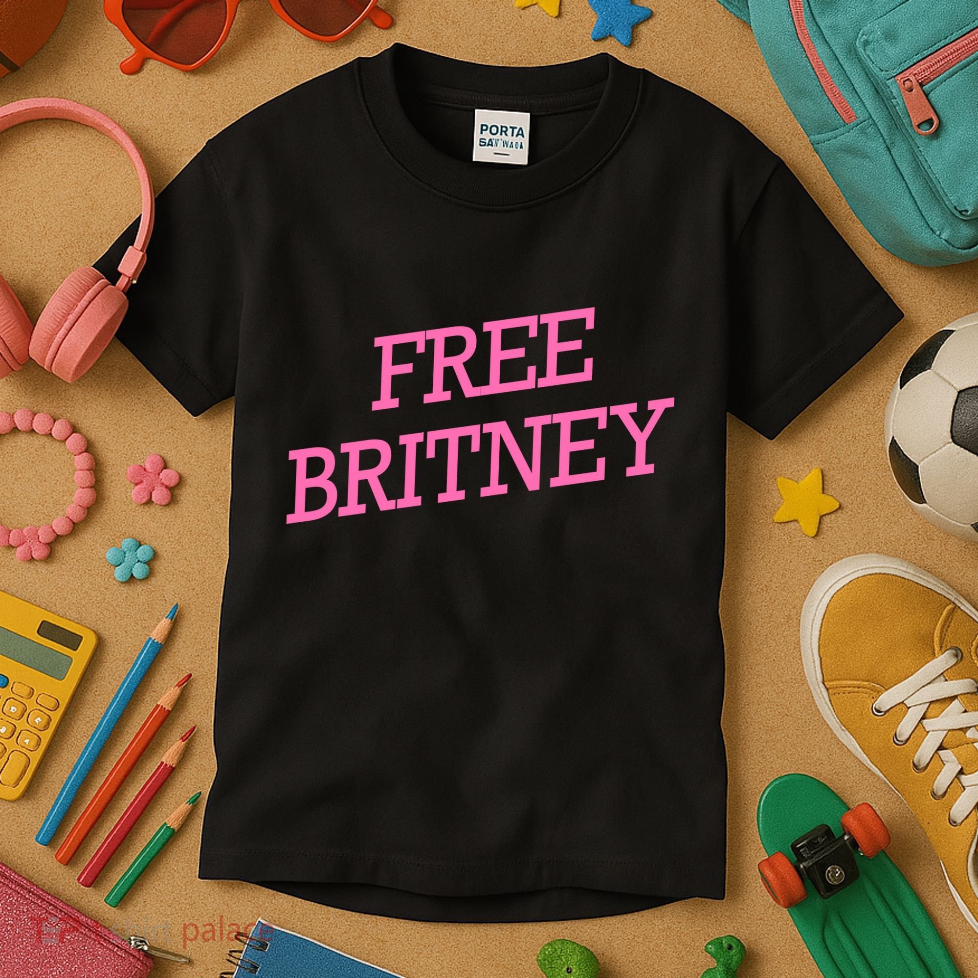 Free Britney pink Kids T-Shirt