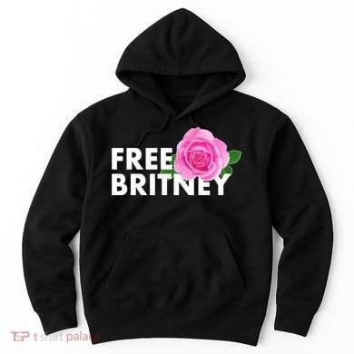Free Britney Pink Rose Flower Hoodie